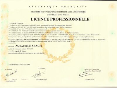 Licence Informatique